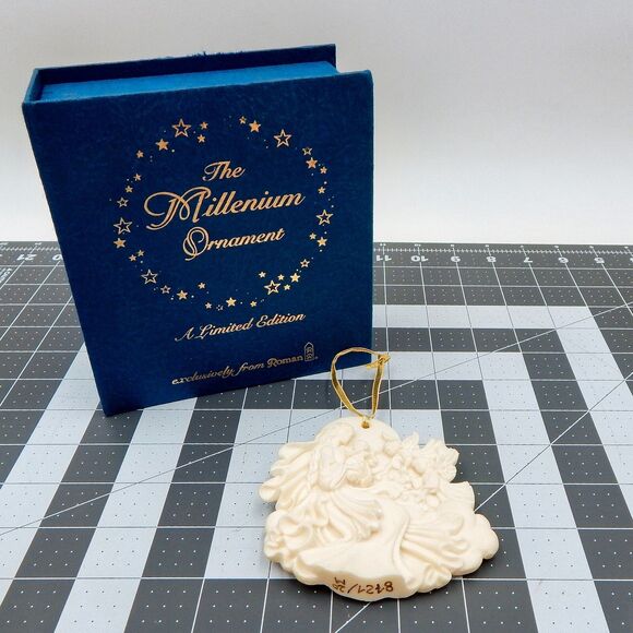 The Millenium Ornament Peace On Earth Limited Edition Roman Madonna Jesus Angels - Picture 1 of 8